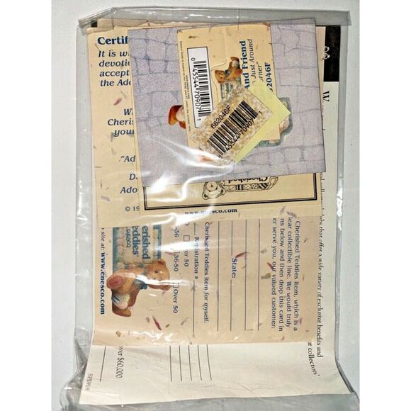 Cherished Teddies Homer & Friend "Adventure Is Just Around The Corner" Figurine - Picture 2 of 2